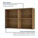 Ver imagem 4 de Cozinha Rainha 6 Peças 10 Portas Cristaleira Reflecta 100% MDF Verde