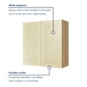 Ver imagem 7 de Cozinha Rainha 6 Peças 10 Portas Cristaleira Reflecta 100% MDF Verde