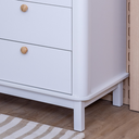Ver imagem 6 de Cômoda 6 Gavetas em MDF com Tampo de Madeira Carvalho Malva Linha Cromo