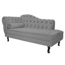 Ver imagem 1 de Diva Recamier Diana 140cm Lado Direito Suede - ADJ Decor - Cinza