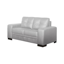 Jogo de Sofá 2 e 3 Lugares Couro Milano Branco - Arte Sala - 4