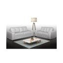 Ver imagem 2 de Jogo de Sofá 2 e 3 Lugares Couro Milano Branco - Arte Sala