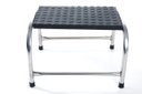 Ver imagem 2 de Escada Para Maca 1 Degrau Metálica Auxiliar Inox Medcombo