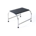 Ver imagem 3 de Escada Para Maca 1 Degrau Metálica Auxiliar Inox Medcombo