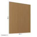 Ver imagem 4 de Rack com Painel Liso para TV até 75 Polegadas Planejado 200x250cm Aruá CabeCasa MadeiraOriginals Marrom Jatobá