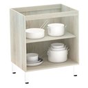 Ver imagem 2 de Balcão de Cozinha sem Tampo 70cm 2 Portas Luci Luciane Móveis