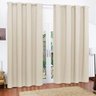 Cortina para Porta Sala 100% Blackout 2,80x2,30 Cores - Bege - 1