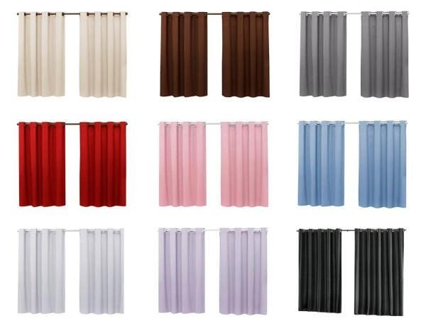 Cortina para Porta Sala 100% Blackout 2,80x2,30 Cores - Bege - 2