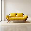 Ver imagem 2 de Sofá Japão Futon Acquablock Amarelo Madeira Cor Mel
