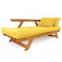 Ver imagem 5 de Sofá Japão Futon Acquablock Amarelo Madeira Cor Mel