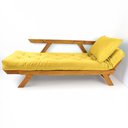 Ver imagem 4 de Sofá Japão Futon Acquablock Amarelo Madeira Cor Mel