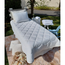 Ver imagem 1 de Cobre Leito Solteiro com Fronha em Manta Microfibra Zono Enxovais Pérola