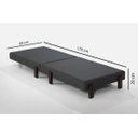 Ver imagem 3 de Cama Dobrável Portátil Solteiro com Colchão - LV MOVEIS:Cinza