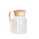 Ver imagem 2 de Jogo de 6 Porta-mantimentos em Vidro Borossilicato com Tampa e Colher em Bambu 250ml - Dynasty