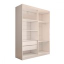 Ver imagem 7 de Guarda-roupa Solteiro Mykonos 4 Portas 2 Gavetas - Panorama Móveis