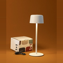 Ver imagem 2 de Luminária de Mesa Recarregável sem Fio Ailati 1+1 Branca Touch