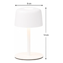 Ver imagem 5 de Luminária de Mesa Recarregável sem Fio Ailati 1+1 Branca Touch