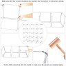 Estante Modular 10 Módulos Sapateira, Guarda-roupa e Organizador Multiuso para Lavanderia e Quarto - 5