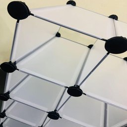 Estante Modular 10 Módulos Sapateira, Guarda-roupa e Organizador Multiuso para Lavanderia e Quarto - 3