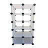 Estante Modular 10 Módulos Sapateira, Guarda-roupa e Organizador Multiuso para Lavanderia e Quarto - 2