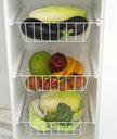 Ver imagem 4 de Fruteira Natasha 1 Porta 1 Gaveta e 3 Cestos Branco/preto