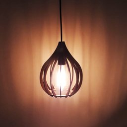 Luminária Pendente Fabricante para Sala Corte A Laser Mdf - 5