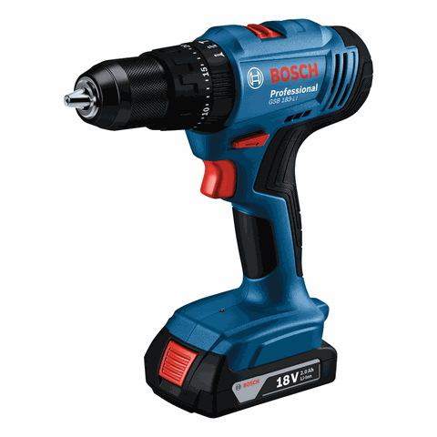 Parafusadeira e Furadeira de Impacto com 02 Baterias 18v Gsb 183-li 06019k91e2-000