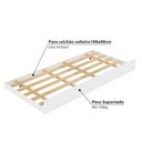 Ver imagem 3 de Cama Auxiliar 100% MDP - Branco