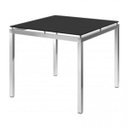 Ver imagem 2 de Conjunto Sala de Jantar Mesa com Tampo de Vidro e 4 Cadeiras Don Gabriel Espresso Móveis