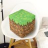 Almofada Cubo Minecraft - Bloco de Terra - 3