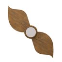 Ver imagem 4 de Ventilador de Teto com Controle Remoto Natuvent Flower Led 2 Pás Madeira Imbuia