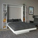 Ver imagem 1 de Cama Articulada de Casal 8 Prateleiras e 2 Nichos Branco Cm8040