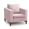 Poltrona Decorativa Riviera Veludo Rose - Speciale Home - 1
