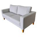 Ver imagem 6 de Sofá Argélia | Pés Trapézio | Tecido Acquablock | 170cm | Cinza Claro