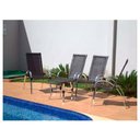 Ver imagem 3 de Jogo de 4 Cadeiras e Mesa em Alumínio Garden Pedra Ferro