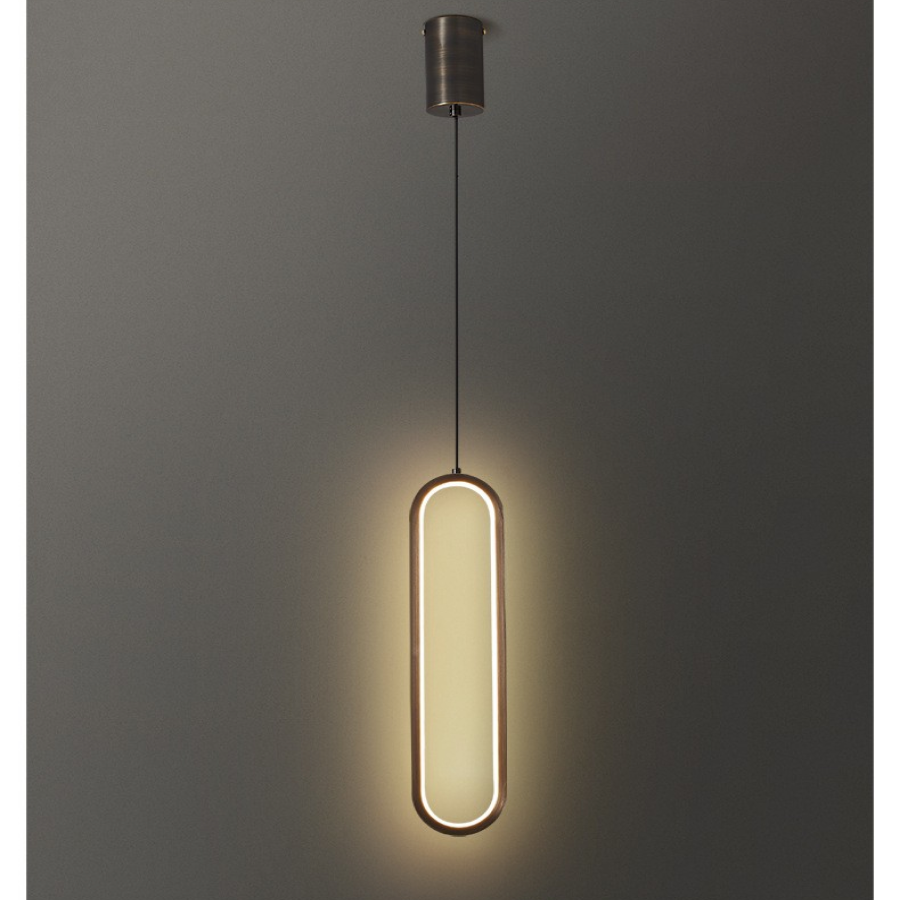 Luminária de Teto para Quarto Pendente Led Moderna Lustre para Cabeceira, Corredor - 1