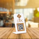 Ver imagem 6 de Expositor QR CODE PIX - Branco com Bronze