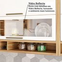 Ver imagem 6 de Armário de Cozinha Modulada com Balcão e Tampo 8 Portas 4 Gavetas Ágata 100% Mdf Vidro Reflecta Amên