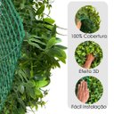 Ver imagem 1 de 4 Placas Grama Artificial Premium Plantas Permanente Realista para Jardim Vertical Parede Verde
