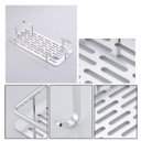 Ver imagem 2 de Suporte Porta Shampoo Condicionador Sabonete Banheiro Box Prateleira Dupla Aluminio Organizador Ab.m