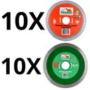 Ver imagem 2 de Kit 20 Discos Diamantado Continuo e Porcelanato Prando