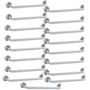 Ver imagem 1 de Barra Alça Apoio 50cm Kit 17 Uni Inox Idoso Pcd Cadeirante Acessibilidade Banheiro Box Segurança