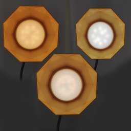 Luminária de Mesa com Garra Touch Articulavel Diamante Presilha LED 3 Cores Abajur Flexivel - 3