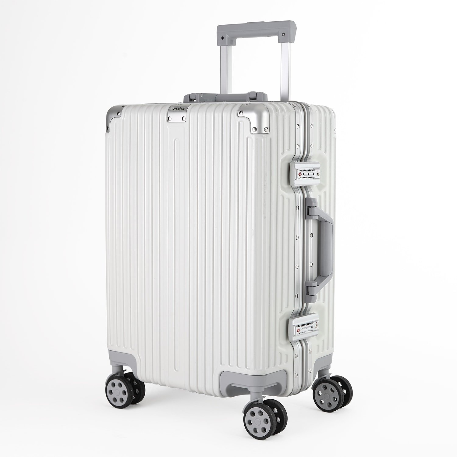 Mala de Viagem Média 23kg Policarbonato Abs Noruega Maloa:branco - 1