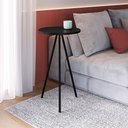 Ver imagem 4 de Conjunto 3 Mesas Laterais Sala Estar 27957 Preto Artesano