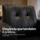 Ver imagem 4 de Sofá 3 Lugares com Poltrona Arezzo Pés em Madeira Sintetico PU D03 - D'Rossi