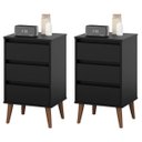 Ver imagem 1 de Kit 2 Mesas de Cabeceira Wood Preto
