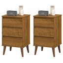 Ver imagem 1 de Kit 2 Mesas de Cabeceira Wood Freijó