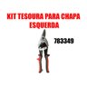 Kit Tesoura Corta Chapa Tipo Aviação Direita Esquerda - MTX - 5