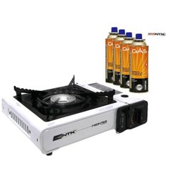 Fogão Fogareiro Nautika Frontier Camping Branco Cartucho / Glp - 1